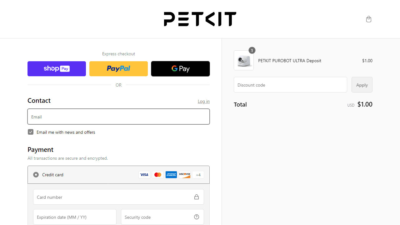 How to apply Petkit coupon code